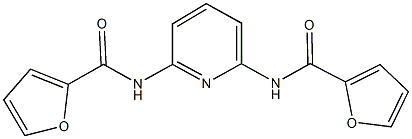 N-[6-(2-furoylamino)-2-pyridinyl]-2-furamide Structure