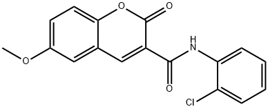 N-(2-chlorophenyl)-6-methoxy-2-oxo-2H-chromene-3-carboxamide Structure