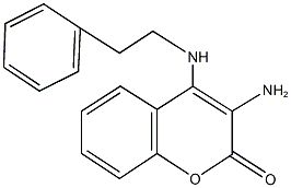 3-amino-4-[(2-phenylethyl)amino]-2H-chromen-2-one|