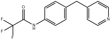 2,2,2-trifluoro-N-[4-(pyridin-4-ylmethyl)phenyl]acetamide,313240-11-8,结构式