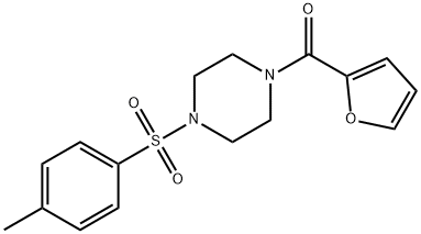 1-(2-furoyl)-4-[(4-methylphenyl)sulfonyl]piperazine 化学構造式