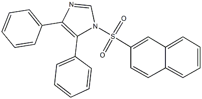 1-(2-naphthylsulfonyl)-4,5-diphenyl-1H-imidazole Struktur