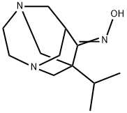 1-isopropyl-3,6-diazatricyclo[4.3.1.1~3,8~]undecan-9-one oxime Structure