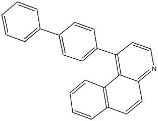 1-[1,1'-biphenyl]-4-ylbenzo[f]quinoline 结构式