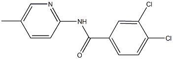 3,4-dichloro-N-(5-methyl-2-pyridinyl)benzamide Structure