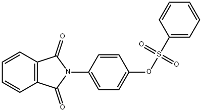 4-(1,3-dioxo-1,3-dihydro-2H-isoindol-2-yl)phenyl benzenesulfonate Structure