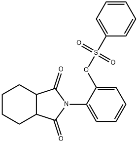 2-(1,3-dioxooctahydro-2H-isoindol-2-yl)phenyl benzenesulfonate|