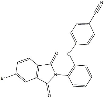 313399-68-7 4-[2-(5-bromo-1,3-dioxo-1,3-dihydro-2H-isoindol-2-yl)phenoxy]benzonitrile