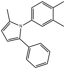 1-(3,4-dimethylphenyl)-2-methyl-5-phenyl-1H-pyrrole Structure