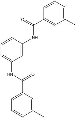 3-methyl-N-{3-[(3-methylbenzoyl)amino]phenyl}benzamide Structure