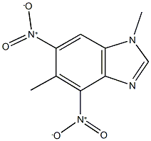 4,6-bisnitro-1,5-dimethyl-1H-benzimidazole,313496-83-2,结构式