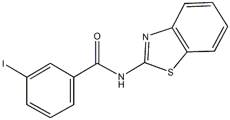 N-(1,3-benzothiazol-2-yl)-3-iodobenzamide Struktur