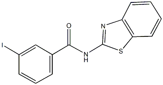 N-(1,3-benzothiazol-2-yl)-3-iodobenzamide Structure