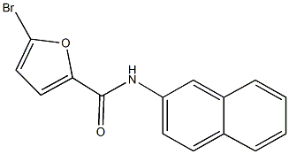 5-bromo-N-(2-naphthyl)-2-furamide,313517-58-7,结构式