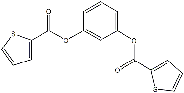 3-[(2-thienylcarbonyl)oxy]phenyl 2-thiophenecarboxylate Structure