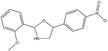 5-{4-nitrophenyl}-2-(2-methoxyphenyl)-1,3-oxazolidine,313526-14-6,结构式