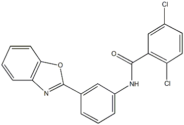 313528-04-0 N-[3-(1,3-benzoxazol-2-yl)phenyl]-2,5-dichlorobenzamide