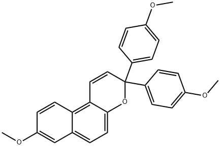 8-(methyloxy)-3,3-bis[4-(methyloxy)phenyl]-3H-benzo[f]chromene|