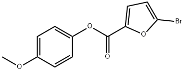 4-methoxyphenyl 5-bromo-2-furoate Struktur