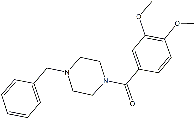 313641-66-6 1-benzyl-4-(3,4-dimethoxybenzoyl)piperazine