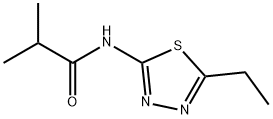 N-(5-ethyl-1,3,4-thiadiazol-2-yl)-2-methylpropanamide Struktur