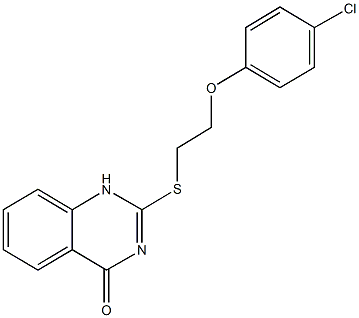 2-{[2-(4-chlorophenoxy)ethyl]sulfanyl}-4(1H)-quinazolinone|