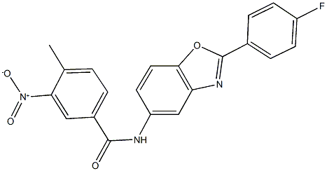 N-[2-(4-fluorophenyl)-1,3-benzoxazol-5-yl]-3-nitro-4-methylbenzamide|