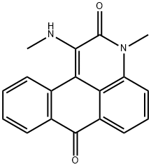3-methyl-1-(methylamino)-3H-naphtho[1,2,3-de]quinoline-2,7-dione Structure