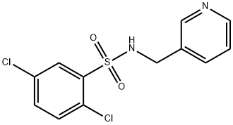 2,5-dichloro-N-(pyridin-3-ylmethyl)benzenesulfonamide Structure