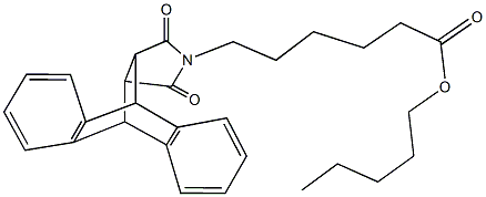 313962-67-3 pentyl 6-(16,18-dioxo-17-azapentacyclo[6.6.5.0~2,7~.0~9,14~.0~15,19~]nonadeca-2,4,6,9,11,13-hexaen-17-yl)hexanoate