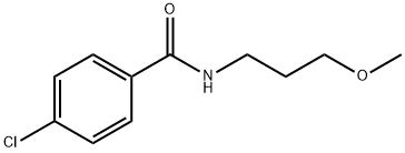 4-chloro-N-(3-methoxypropyl)benzamide,313966-12-0,结构式