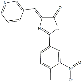 2-{3-nitro-4-methylphenyl}-4-(3-pyridinylmethylene)-1,3-oxazol-5(4H)-one|