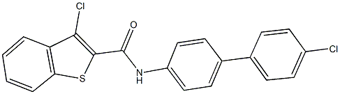 314022-17-8 3-chloro-N-(4'-chloro[1,1'-biphenyl]-4-yl)-1-benzothiophene-2-carboxamide