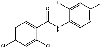 2,4-dichloro-N-(2,4-difluorophenyl)benzamide Struktur