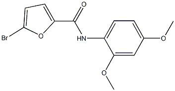 5-bromo-N-(2,4-dimethoxyphenyl)-2-furamide 结构式