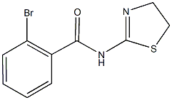 2-bromo-N-(4,5-dihydro-1,3-thiazol-2-yl)benzamide,314023-28-4,结构式