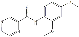 N-(2,4-dimethoxyphenyl)-2-pyrazinecarboxamide,314023-29-5,结构式