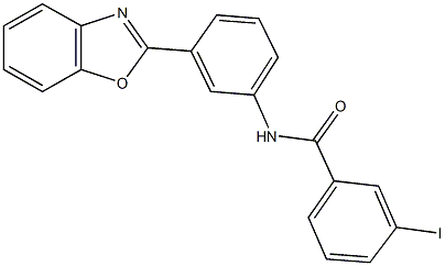 N-[3-(1,3-benzoxazol-2-yl)phenyl]-3-iodobenzamide Structure