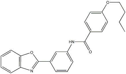 N-[3-(1,3-benzoxazol-2-yl)phenyl]-4-butoxybenzamide|