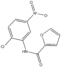 N-{2-chloro-5-nitrophenyl}-2-furamide Structure
