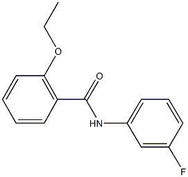 2-ethoxy-N-(3-fluorophenyl)benzamide Struktur
