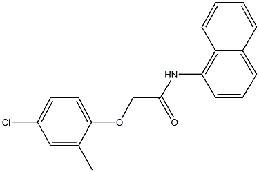 2-(4-chloro-2-methylphenoxy)-N-(1-naphthyl)acetamide,314055-92-0,结构式