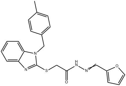 N'-(2-furylmethylene)-2-{[1-(4-methylbenzyl)-1H-benzimidazol-2-yl]sulfanyl}acetohydrazide|