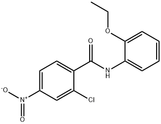 2-chloro-N-(2-ethoxyphenyl)-4-nitrobenzamide Structure