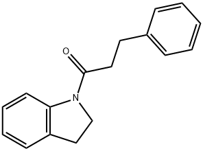 1-(3-phenylpropanoyl)indoline Structure