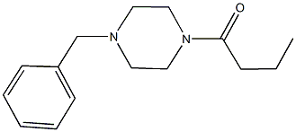 1-benzyl-4-butyrylpiperazine Structure