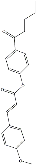 314754-74-0 4-pentanoylphenyl 3-(4-methoxyphenyl)acrylate