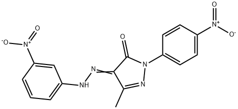 1-{4-nitrophenyl}-3-methyl-1H-pyrazole-4,5-dione 4-({3-nitrophenyl}hydrazone),314759-89-2,结构式