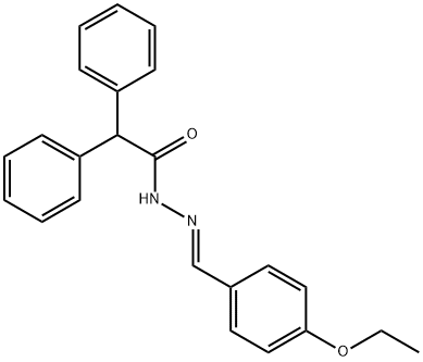 N'-(4-ethoxybenzylidene)-2,2-diphenylacetohydrazide Structure