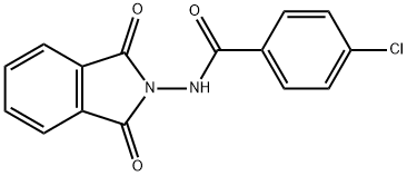 4-chloro-N-(1,3-dioxo-1,3-dihydro-2H-isoindol-2-yl)benzamide,314765-82-7,结构式